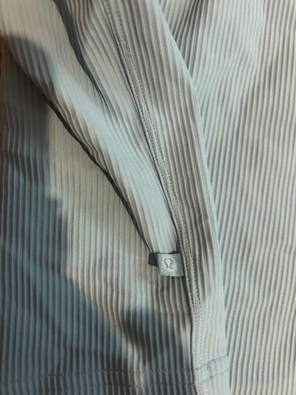 lululemon athletica Ribbed Racerback Crop Tank - Sage Blue - Picture 3 of 3